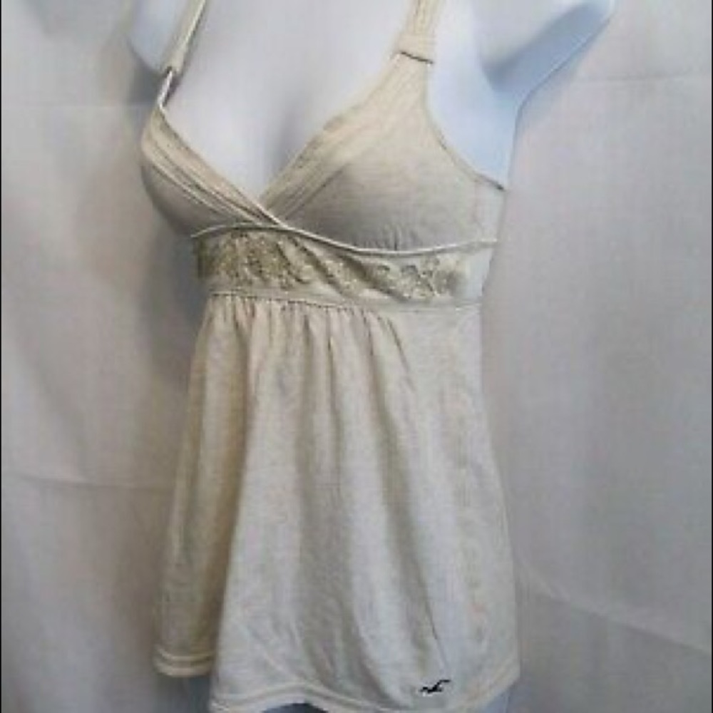 Hollister Ivory Tank Top